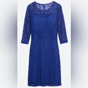 Brixon Ivy Aurinda Dark Blue Floral Lace Dress.